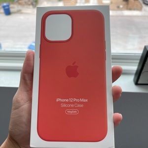 Apple Silicone Case- 12 Pro Max- Pink Citrus